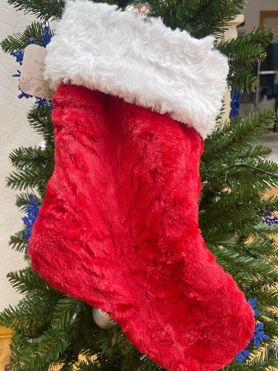 Minky Christmas Stockings