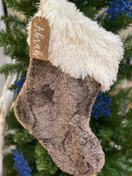 Minky Christmas Stockings